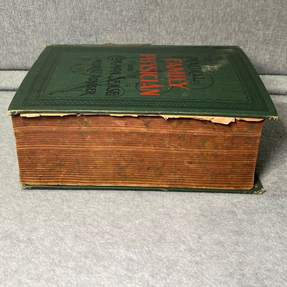 Vintage Practical Family Physician Book by Hood Medical 1901 Antique Loose Pages - Picture 9 of 13